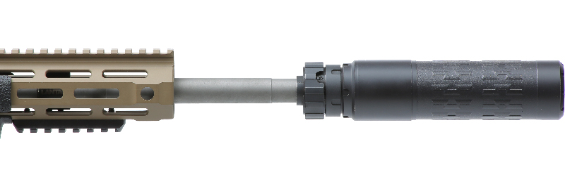 2 - 4” Behind the barrel shoulder: